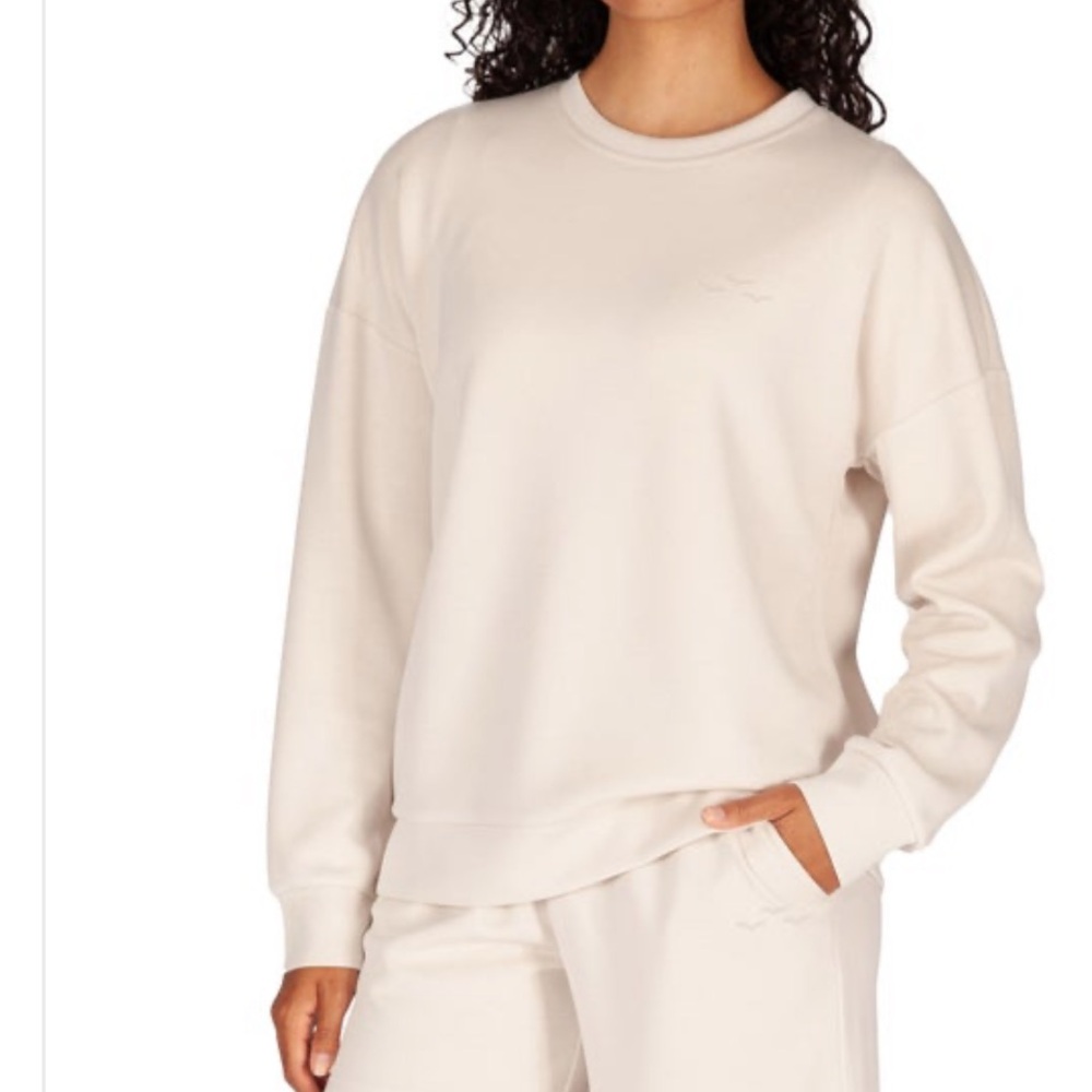 LAZYPANTS Women’s Sueded Sweatshirt Beige